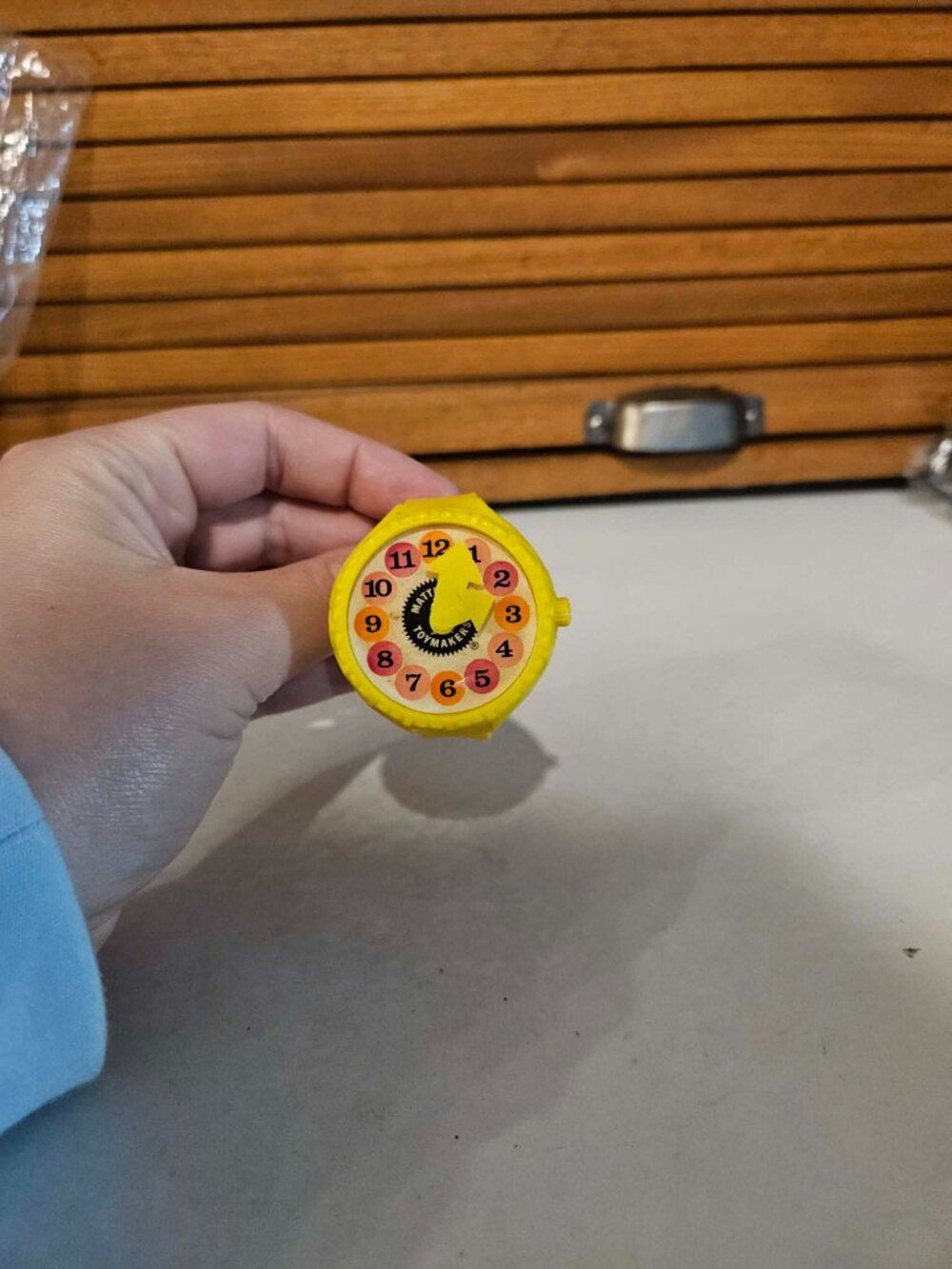 🧡3/$15 VTG Yellow Mattel Watch Hong Kong